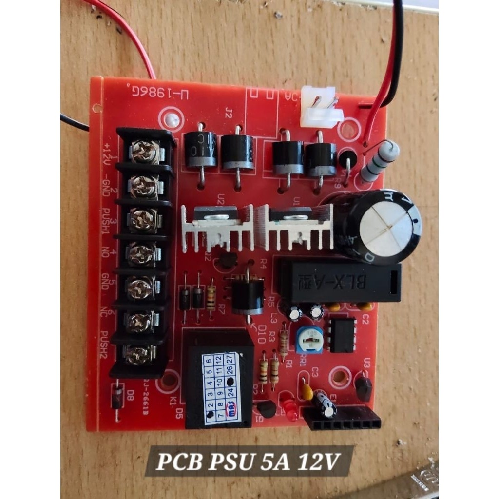 PCB PSU 5A 12V | PCB Power Supply Access Control 12V 5A     Berkualitas