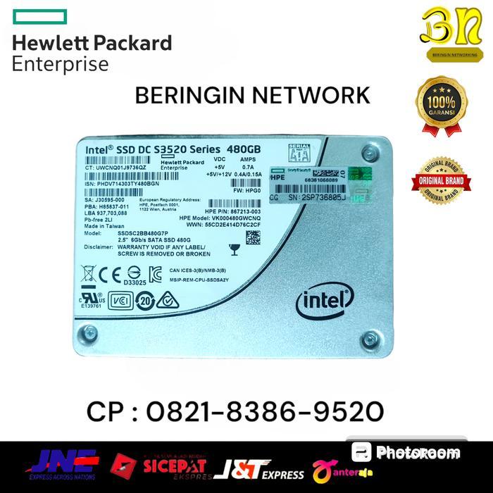 SSD HPE 480GB SATA 6G SSD Server Enterprise