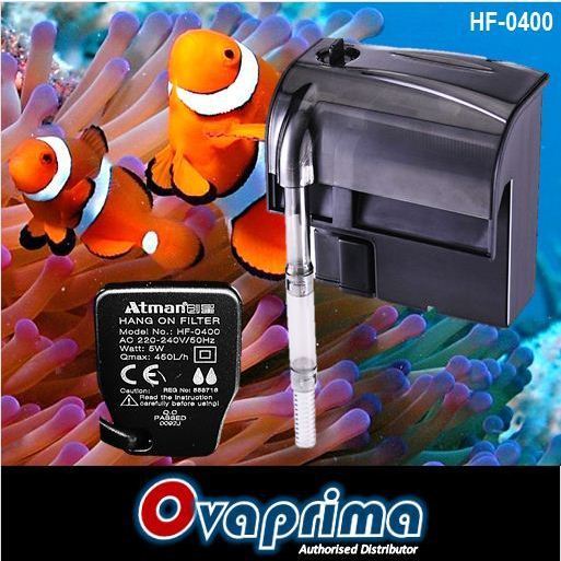Atman HF-0400 Filter Gantung Aquarium/Aquascape Hang-on Filter Atman HF0400 Aquapedia Shop