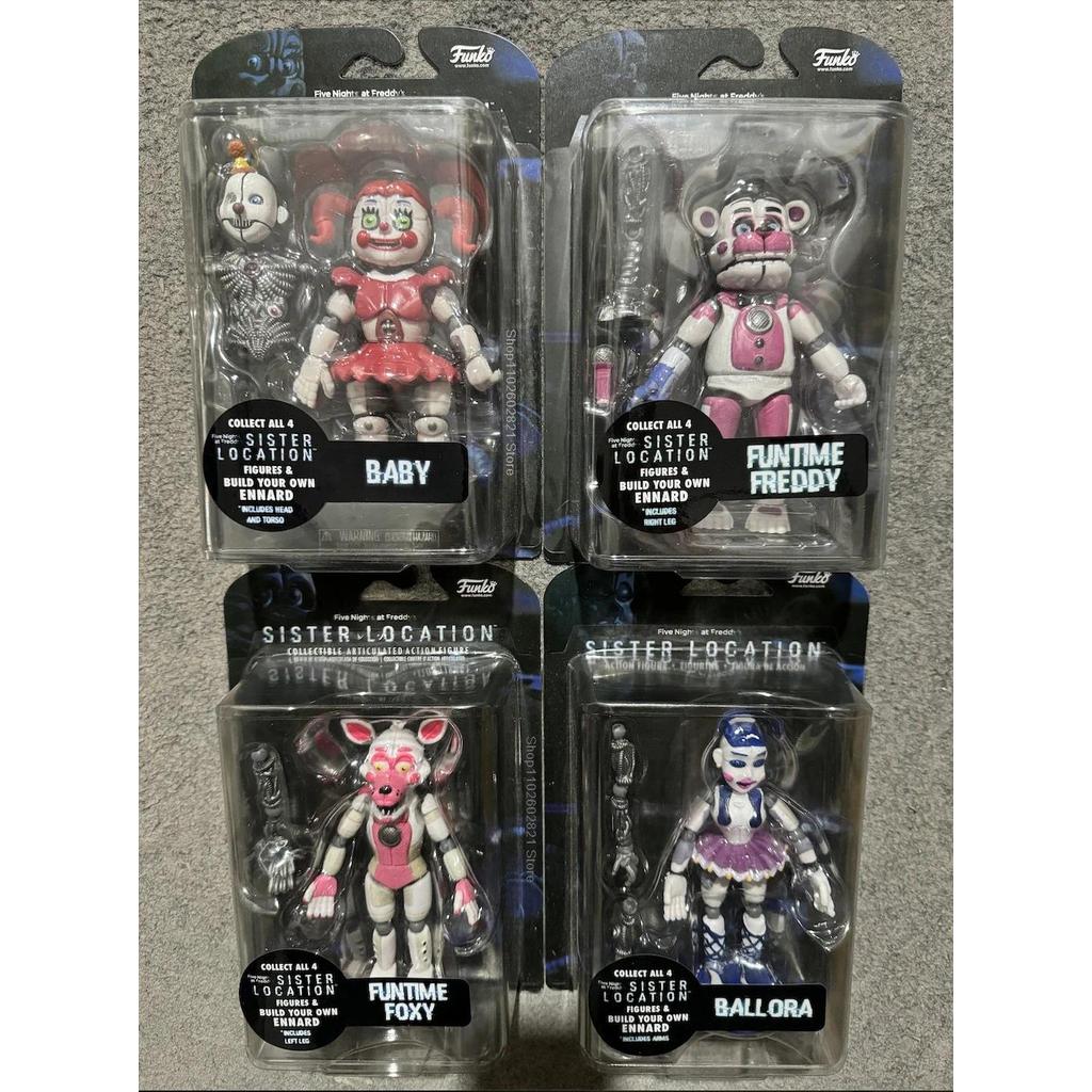 New FNAF Sister Location Figures Funtime Freddy Foxy Ballora 5-Inch Action Figure