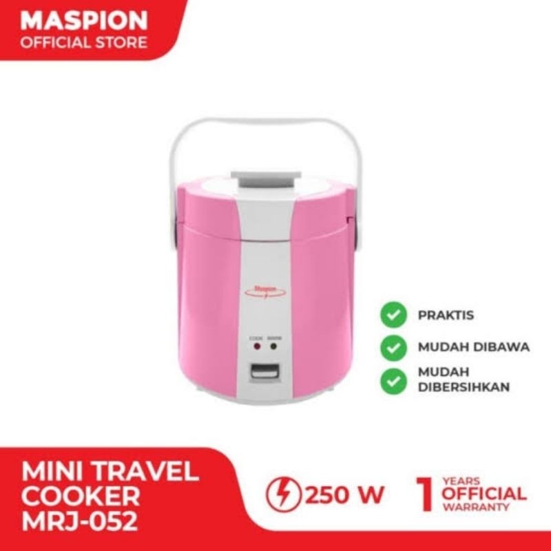 ll MASPION MRJ 052PC MRJ052 052 PC MINI TRAVEL RICE COOKER MAGIC COM PORTABLE KECIL UNTUK TRAVELLING