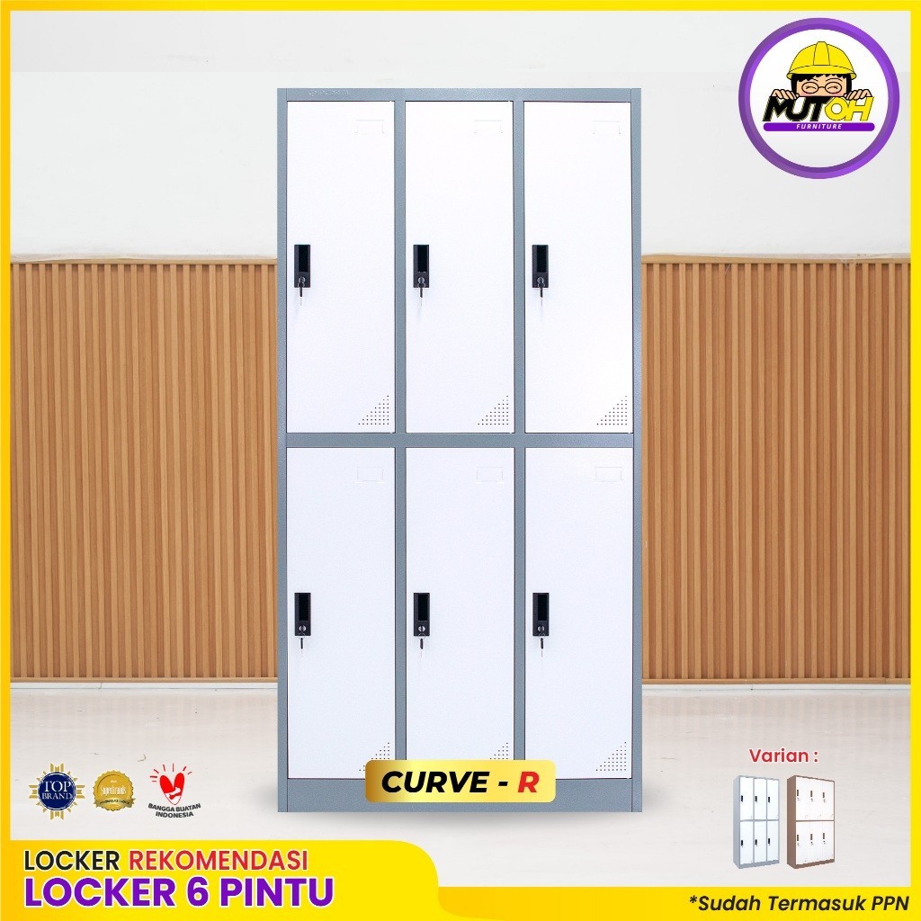 Locker besi 6 pintu lemari loker besi 6 pintu MUTOH2000