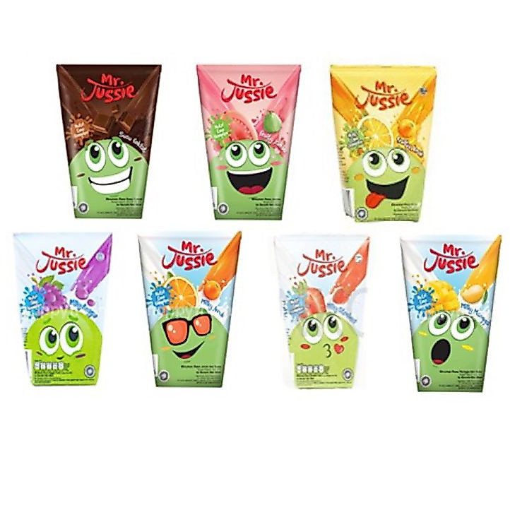 [PGO] Mr. Jussie Minuman Jus Susu Buah 90 ML