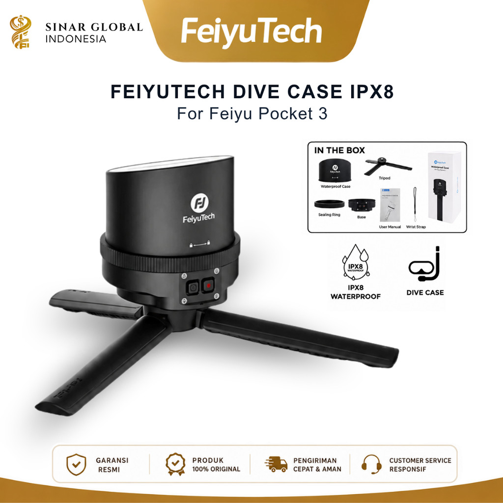 Feiyu Pocket 3 Dive Case IPX8 Waterproof Case for Feiyu Pocket 3