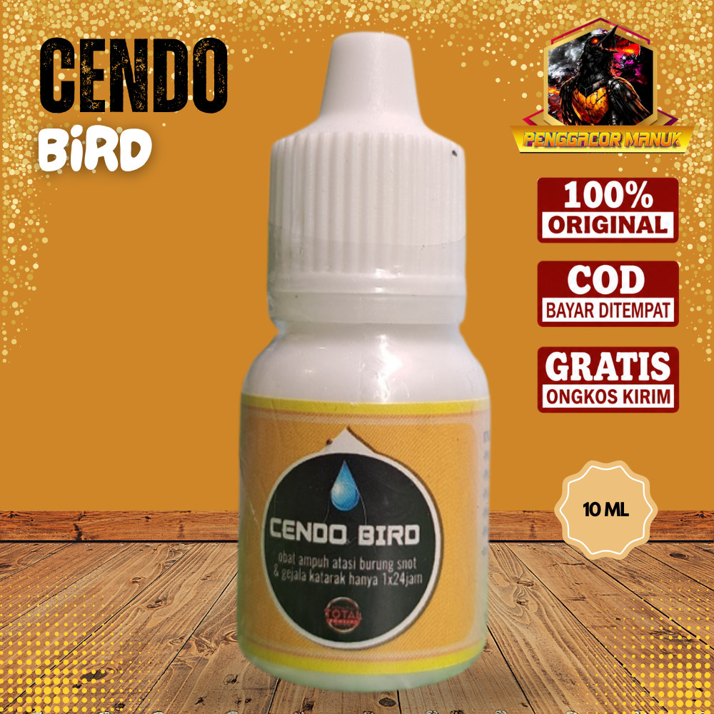 CENDO BIRD OBAT MATA BURUNG Atasi Snot Bengkak Berair Obat Mata Lovebird Murai Kacer 10ml