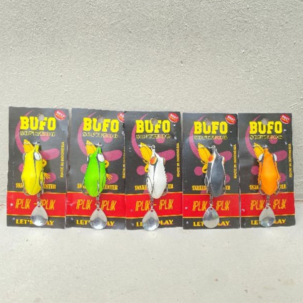 SF Umpan Pancing Softfrog BUFO Series Baby Mini Petir Citoz Konin Bolot Latex Thailand Hook VMC Matt
