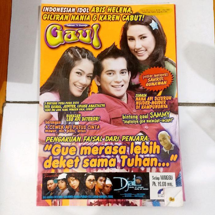 tabloid remaja gaul edisi 44 Tahun III 28 Oktober - 3 Nov 2004 - Pengakuan Faisal dari penjara "Gue 