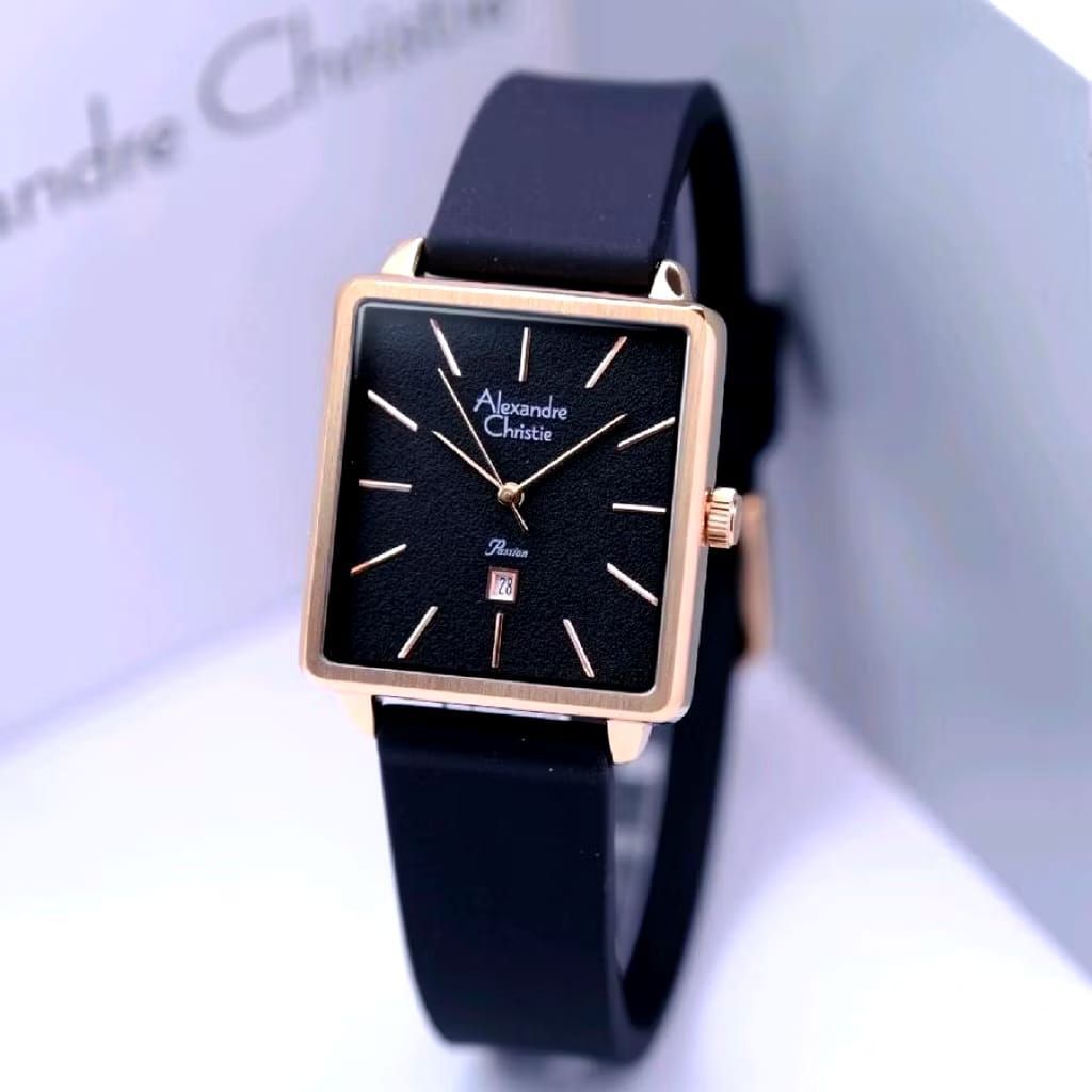 Alexandre Christie AC2810LH AC2810 AC 2810 Rubber Jam Tangan Wanita
