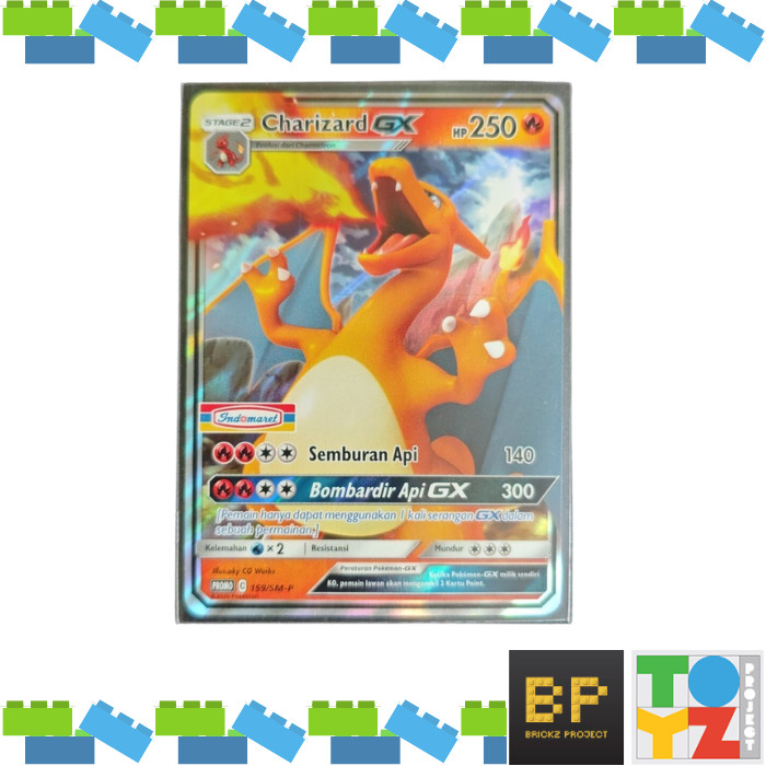 Kartu Pokemon Promo Indomaret Charizard GX 159/SM-P - Pokemon TCG Indonesia