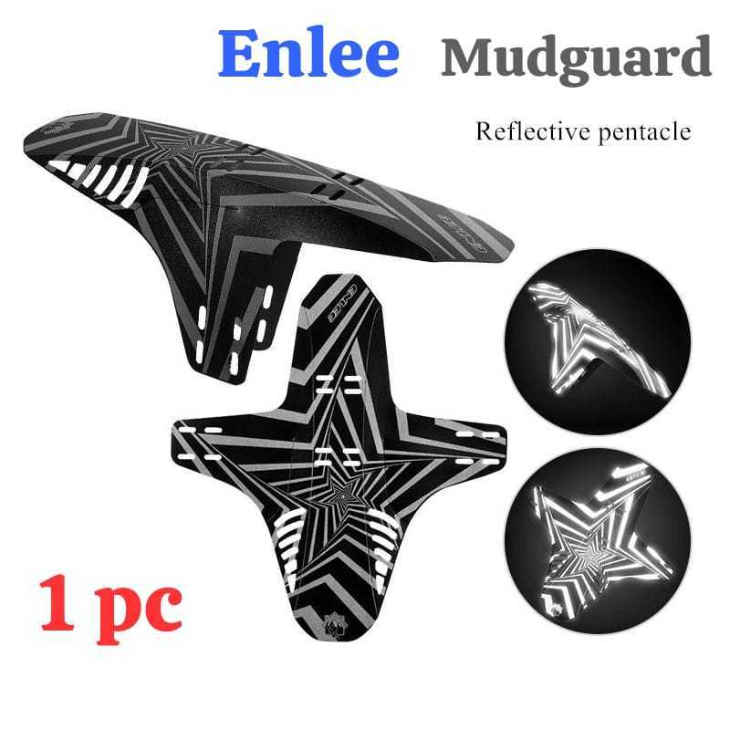 Foto Enlee Mudguard PP5 fender slebor sepeda mtb bisa untuk fork depan atau frame belakang