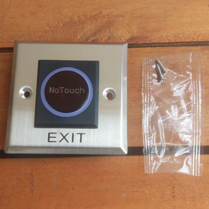 Exit Button Stainless No.Touch Exit Sensor - EXIT