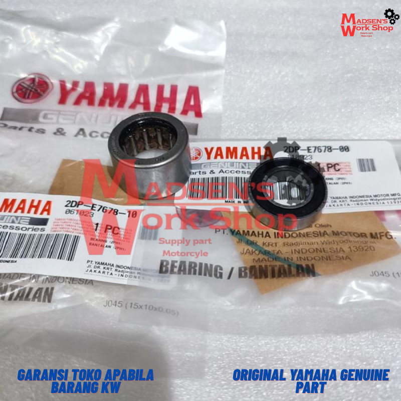 Bearing Set Laher Pully Belakang Yamaha NMax, Aerox 155 Lexi Ori 2DP-E7678-00 2DP-E7678-10