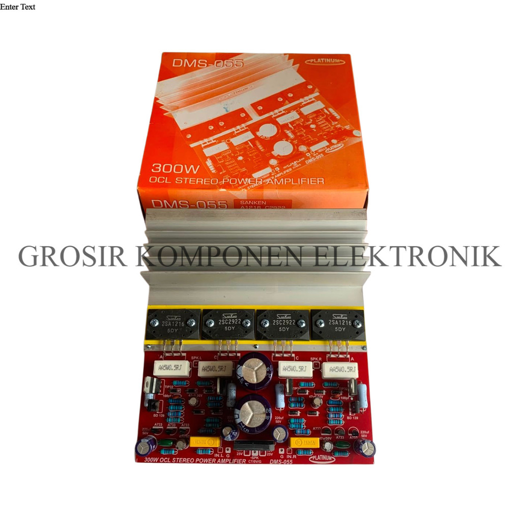 Kit Power Amplifier OCL 300W Stereo DMS 055