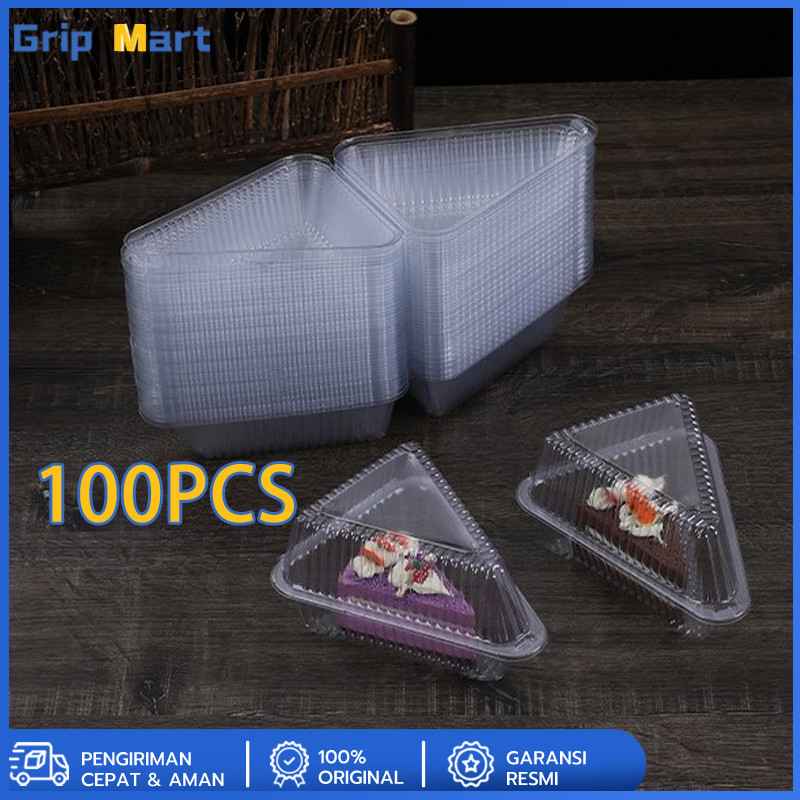 (ISI 100) Mika Cake Segitiga / Mika Kue Potong / CT Segitiga Kecil Mini