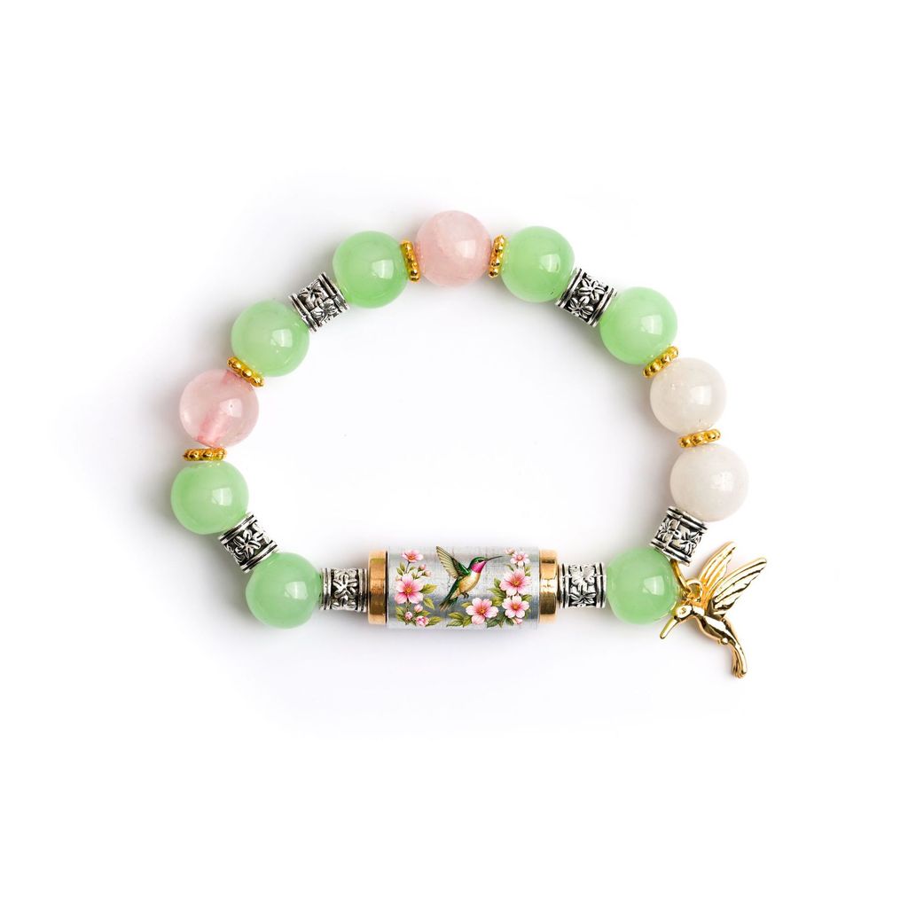 Crystal Bracelet for Women, Crystal Healing Diamond Ring, Hummingbird, Turtle, Red Bird Bracelet
