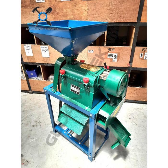 Mesin Penggiling Padi RICHI KD350 / Rice Polisher Beras Kebi Mini KD 350 - Mesin Giling Poles Slep S