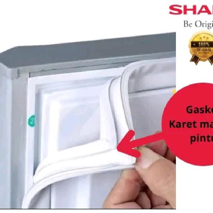 Karet pintu kulkas SHARP 1 pintu model SJ-180/181/182 SJX-185/187/195 ukuran 103cmX51Cm
