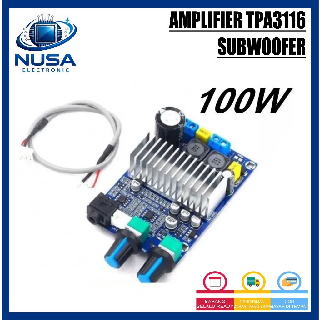 Power Amplifier Subwoofer Class D TPA3116D2 100W Original