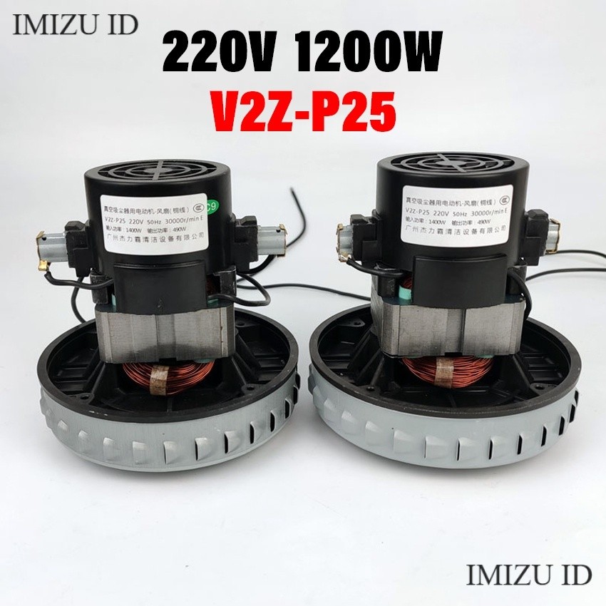 Spare Part Dinamo Motor Vacuum Cleaner Basah Kering Wet And Dry Single Stage 1 Impeller Daya 1200 Wa