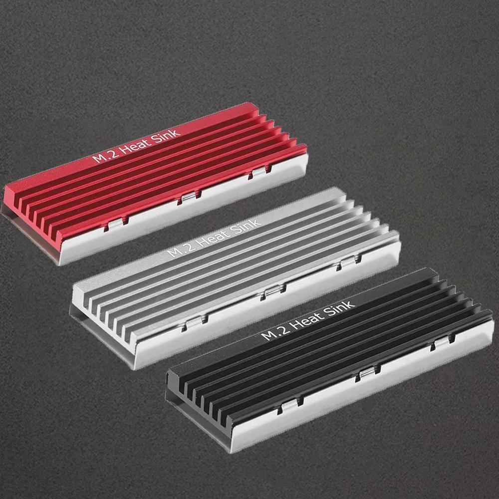 M.2 SSD HeatSink Heat sink NVME NGFF M.2 2280 SSD Hard sk Aluminum Heat Sink Raator Thermal Cooling 