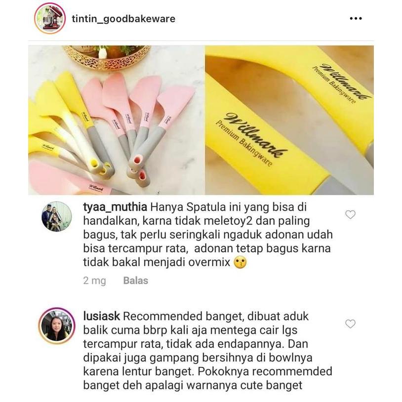 Spatula Willmark - Kuning terlaris