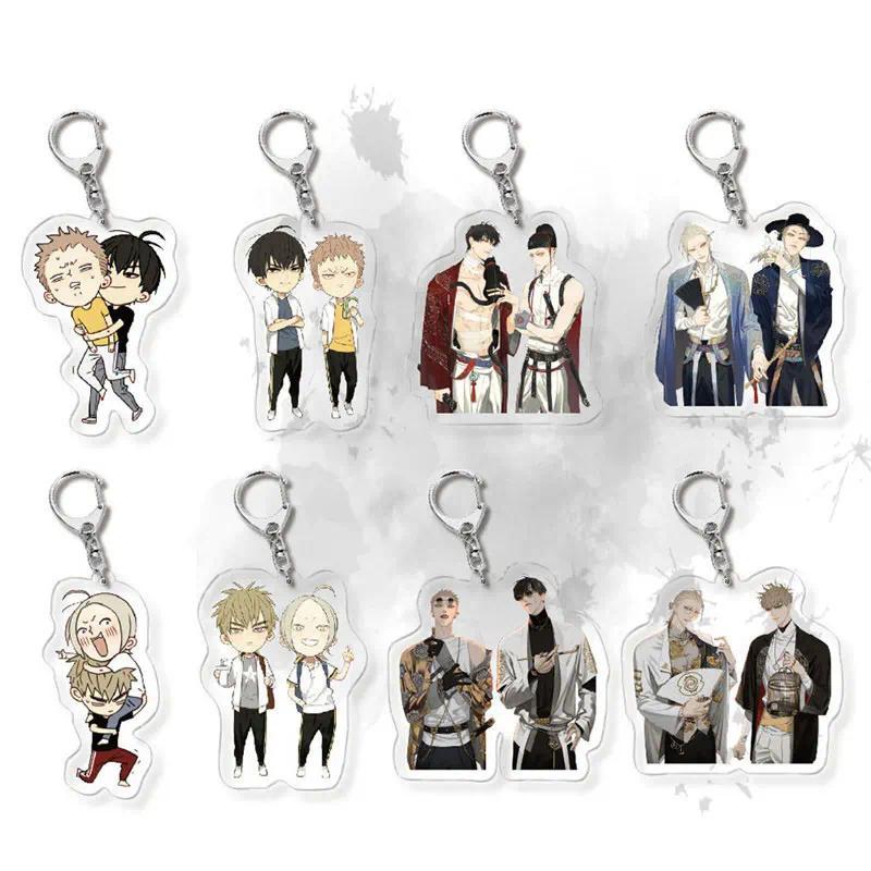 Original Chinese comic book New 19 days Keychain Figures old xian Key Chain Keyring Pent Accessories