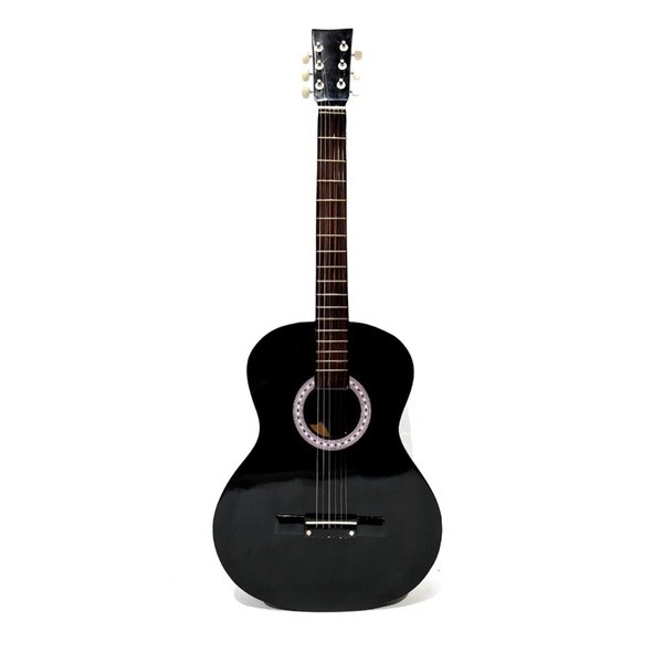 Gitar Akustik Yamaha Tipe F310 P Warna Hitam Model Bulat Senar String buat Pemula atau Belajar Murah