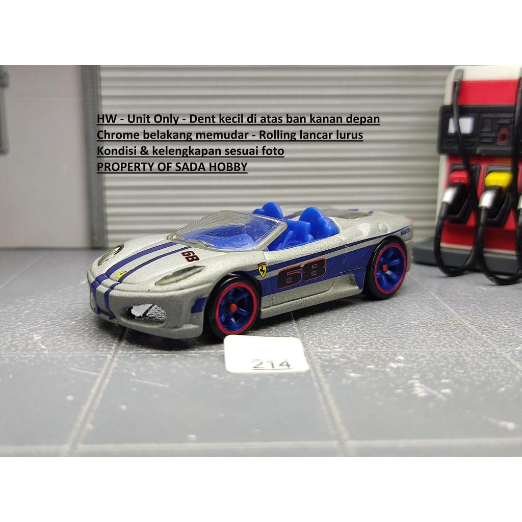 Hot Wheels Hotwheels Ferrari Racer Ferrari F430 Spider Silver Unit Only