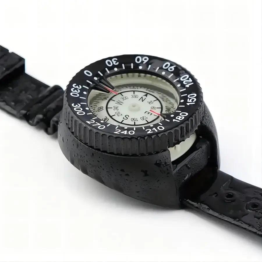 Scuba Compass Diving Wrist Watch Compass,Waterproof Portable Survival for Outdoor Sports Sailing,Hik