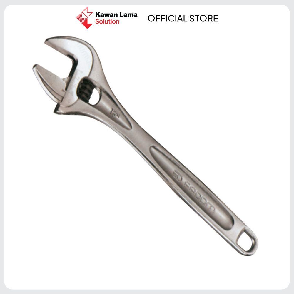 KLSOL Facom Kunci Inggris 30.48 cm 113A.12C Spanner Adjustable Perkakas Pipa Mekanik Workshop