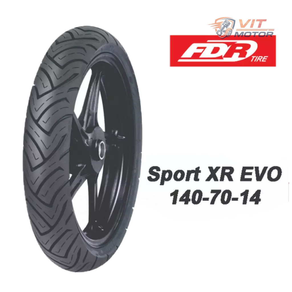 BAN LUAR FDR 140/70-14 SPORT XR EVO TUBELESS BELAKANG AEROX 155 [VIT]