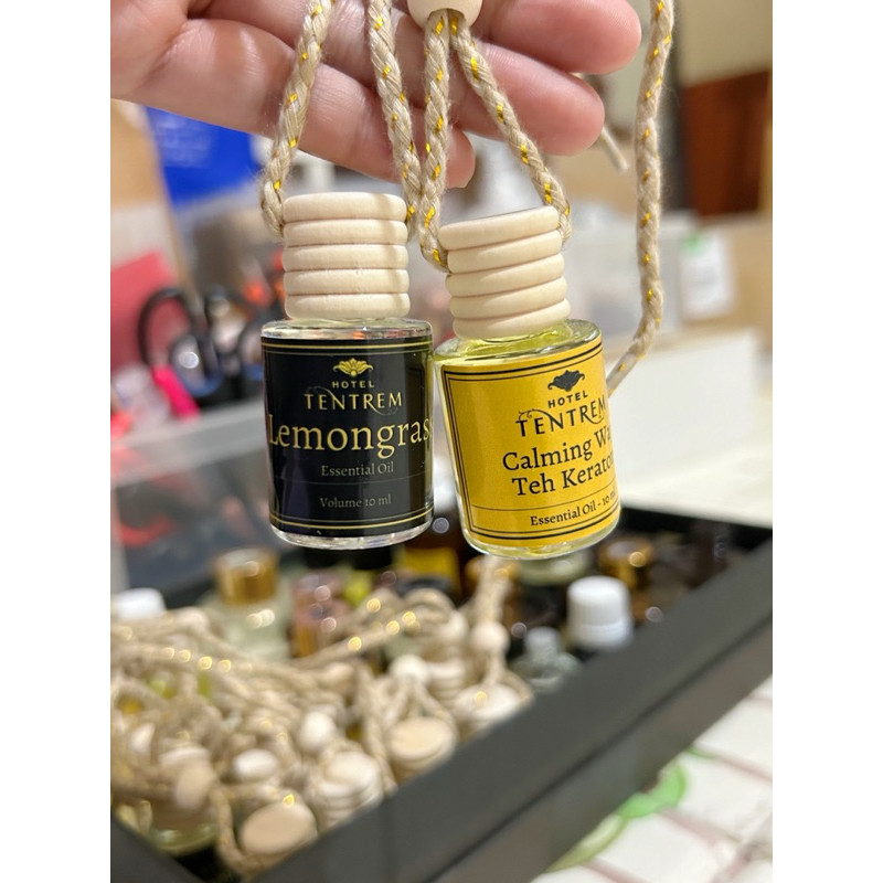Parfum mobil minyak sereh hotel tentrem/ Botol gantung minyak sereh/ Lemongrass & Teh calming way by