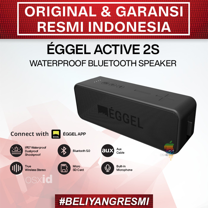 Eggel Active 2S Waterproof Action Portable Bluetooth Speaker