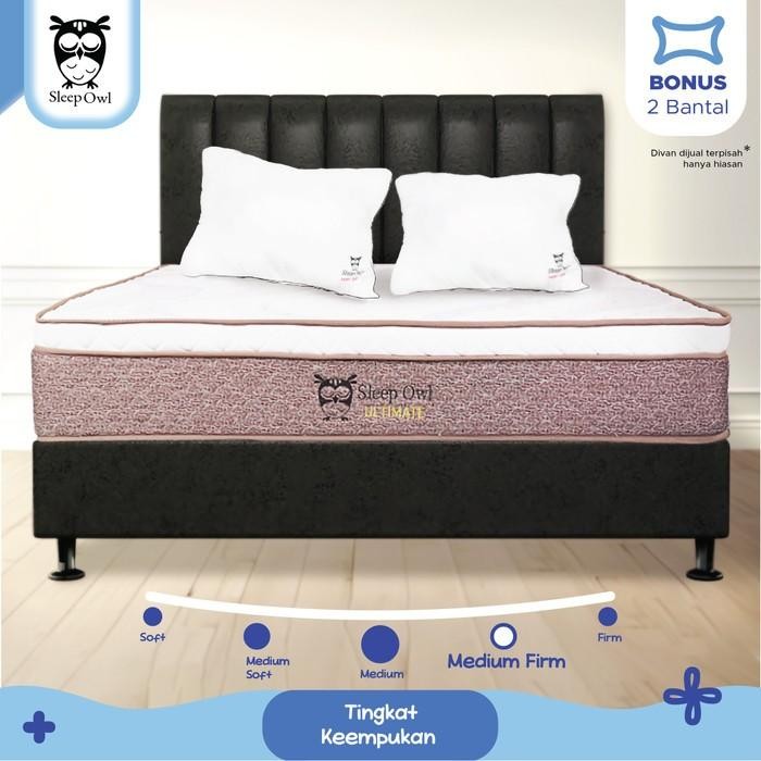 SLEEP OWL SPRINGBED Spring Bed Matras Ultimate 160 x 200 Full Set - Matras Only, 160