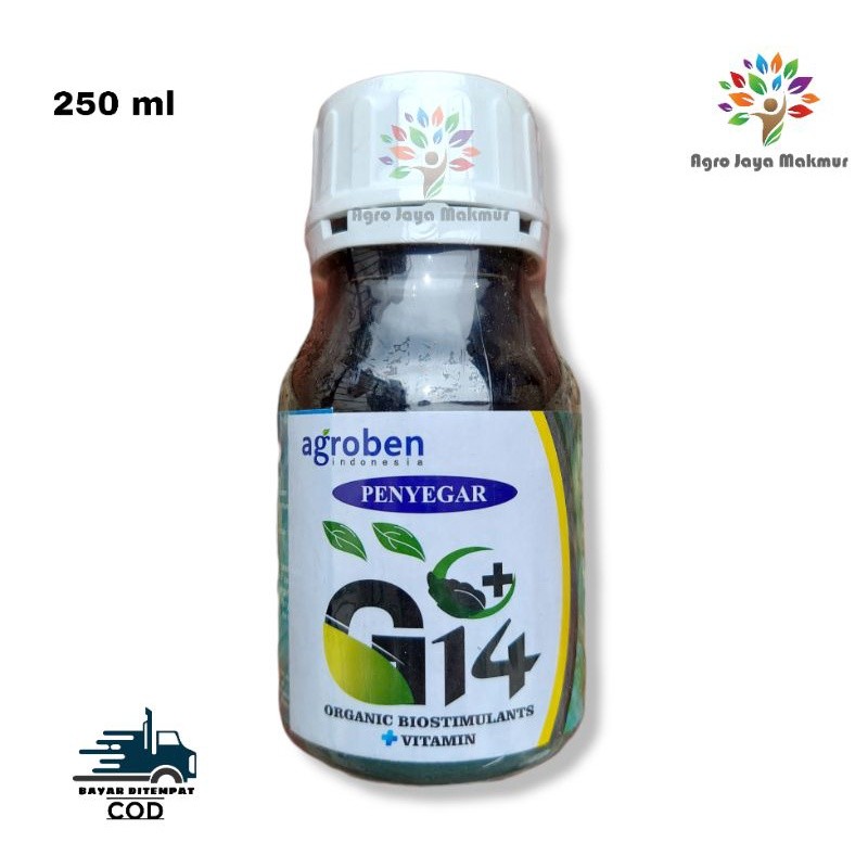 G14 Penyegar Tanaman ZPT vitamin + nutrisi isi 250 ml/pupuk daun cair/agroben/vitamin tanaman/penyeg