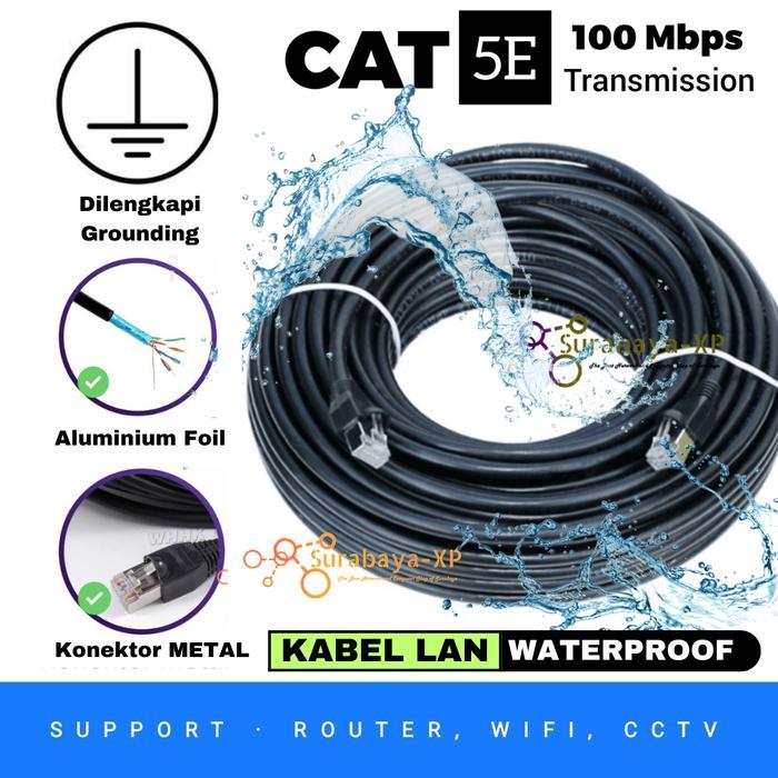 KABEL LAN WIFI 50 METER OUTDOOR CAT5E SPECTRA <kia_xio>