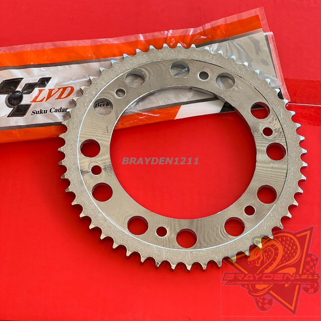 RIZQIJAYA  GEAR BELAKANG CRF 150 L / GEAR BELAKANG CRF 150 SSS / GEAR BELAKANG CRF SUPERMOTO