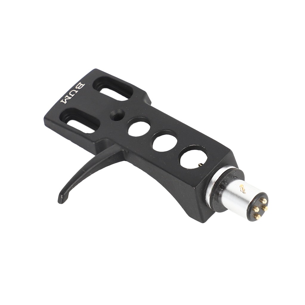 Black Turntable Headshell For Technics For Other Turntables 4 Pin Contacts Fit Phono Turntables Head