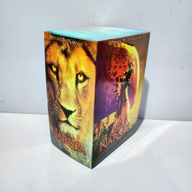 7Pcs ronicles of Narnia Box Set English Literature Books