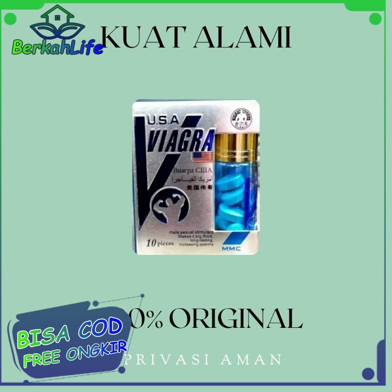 Viagra original asli 100 % usa VIAGRA® MMC BLUE USA ASLI ORIGINAL MENAMBAH STAMINA PRIA KUAT 100% GA