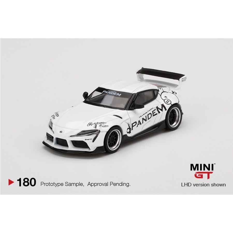 Mini GT 180 Blister Pandem Toyota GR Supra V1.0 White