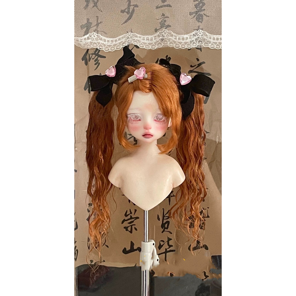 Hair for doll handmade doll hair 1/3 1/4 1/6 BJD doll mohair wig doll hair free shipping​