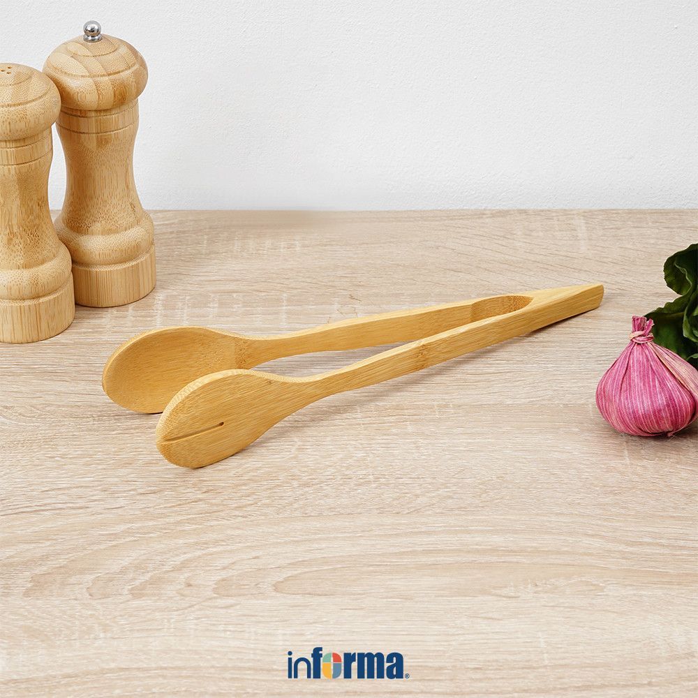 Informa Cooking Color Nara Penjepit Makanan Kayu Capitan Makanan Serbaguna Tahan Panas Alat Penjepit