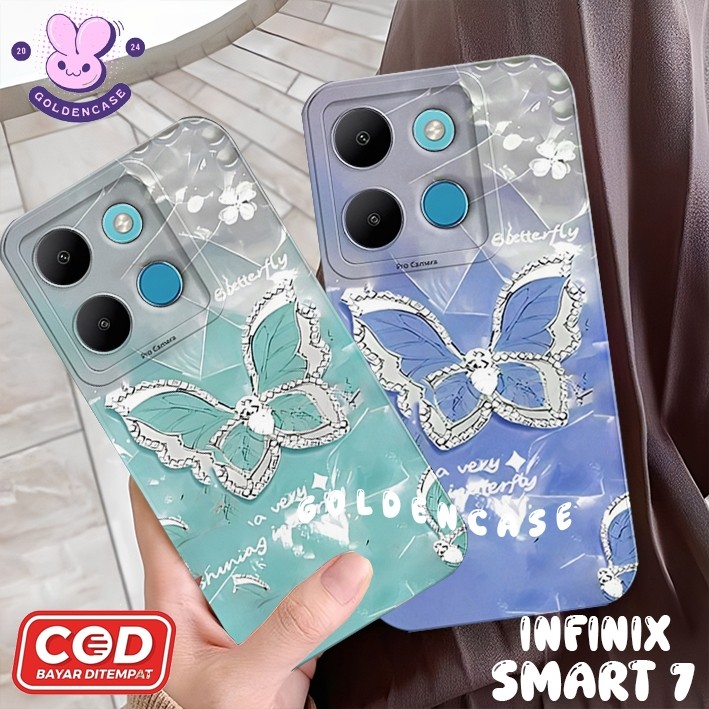 [99] Fashion Case INFINIX SMART 7 SMART 6 HD SMART 6 SMART 5 SMART 4 SMART 6 RAM 3 SMART HD motif bu