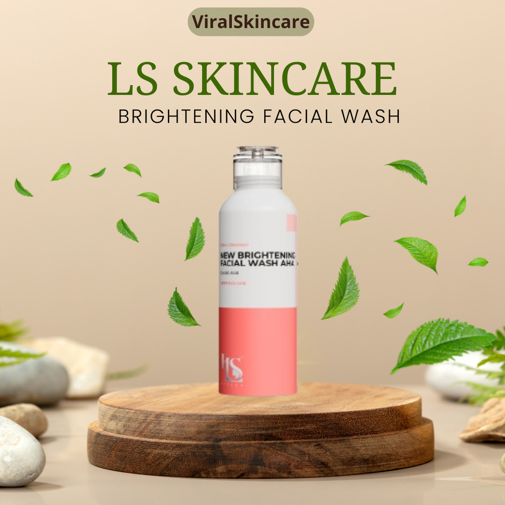 Facial Wash ls Skincare Aha Brightening Pembersih Wajah Bpom A151