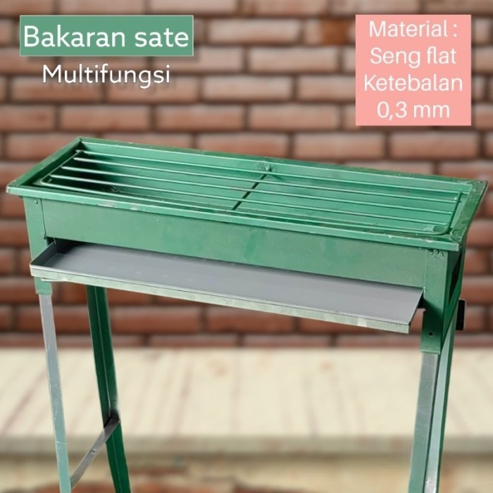 Panggangan Sate Jumbo Serbaguna – Arang, Kaki Panjang