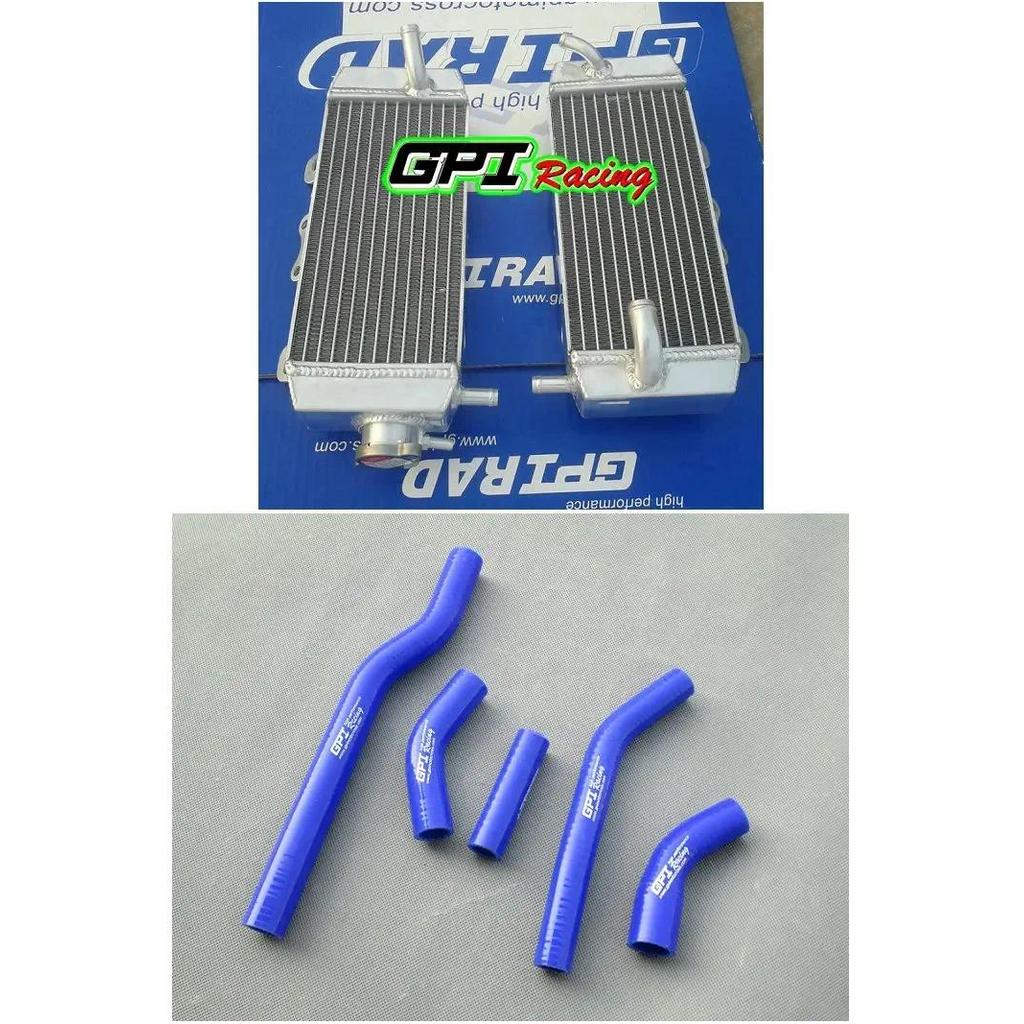 aluminum radiator +hose for YAMAHA YZ 250 F YZ250F 2006/WR250F WR 250 F 2007-2013 2012 11