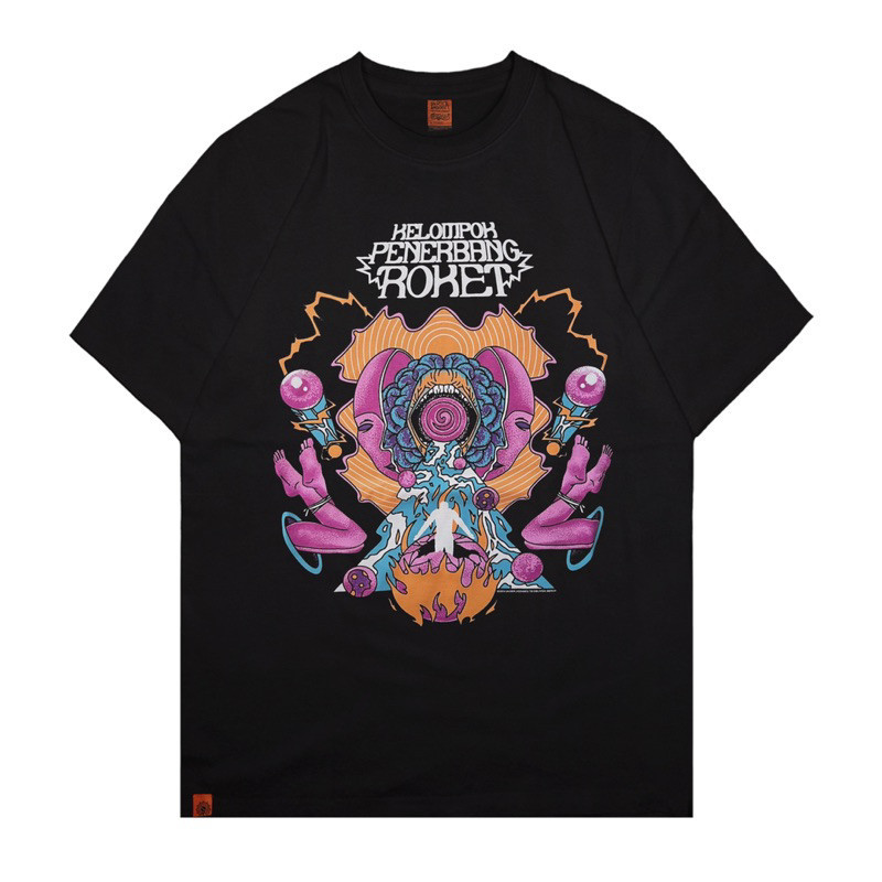 XtremeMerch Kelompok Penerbang Roket "Ethereal Echoes" Oversized Kaos 100% Original Tshirt