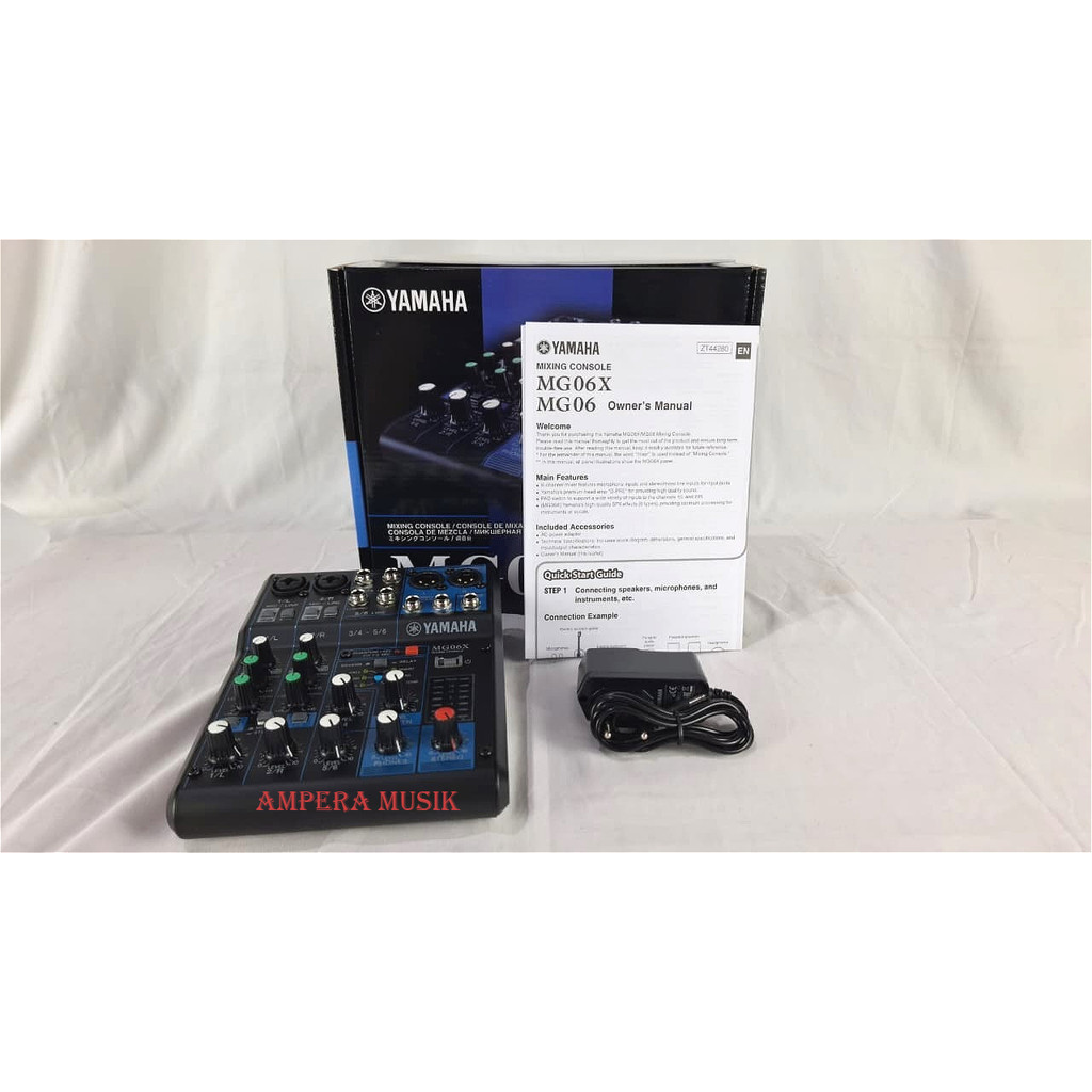 MIXER AUDIO YAMAHA MG06X MIXER 6 CHANNEL MG 06X MG 06 X mg06x