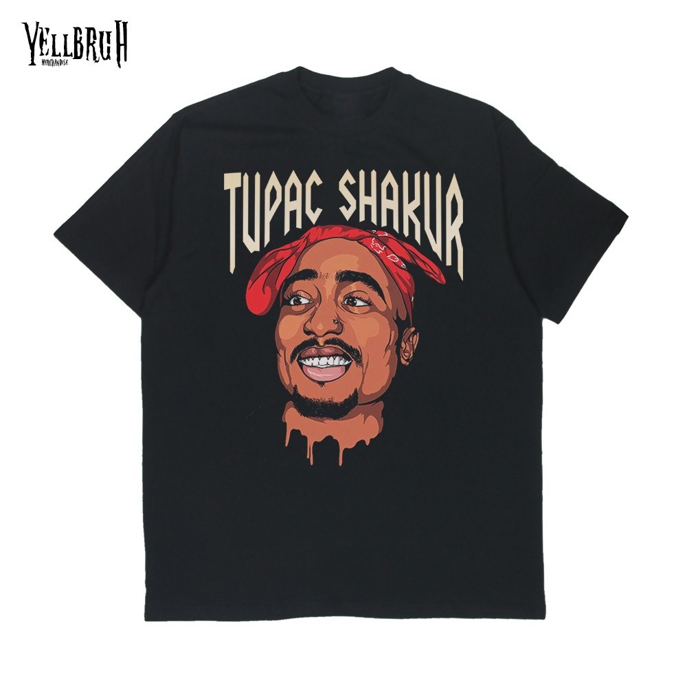 KAOS T SHIRT TUPAC SHAKUR VOL.2 VINTAGE